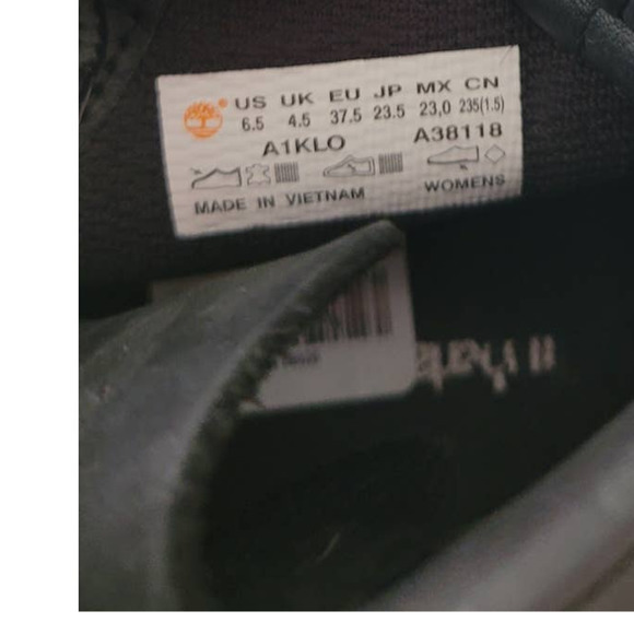 Timberland Chelsea Ortholite Black Lace-Up Combat Boots 6.5 - Picture 4 of 7